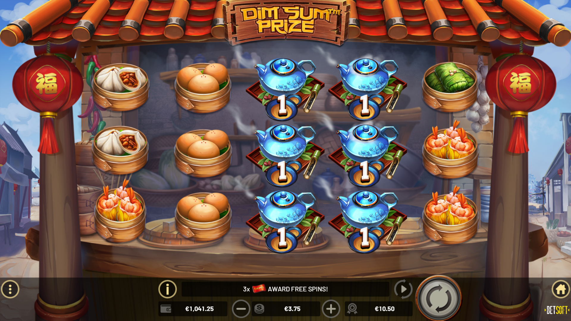BetSoft Dim Sum Prize Screenshot