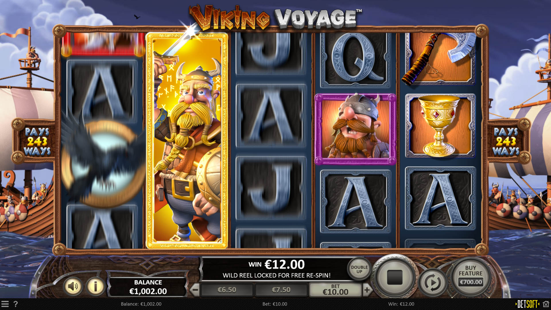 BetSoft Viking Voyage Screenshot