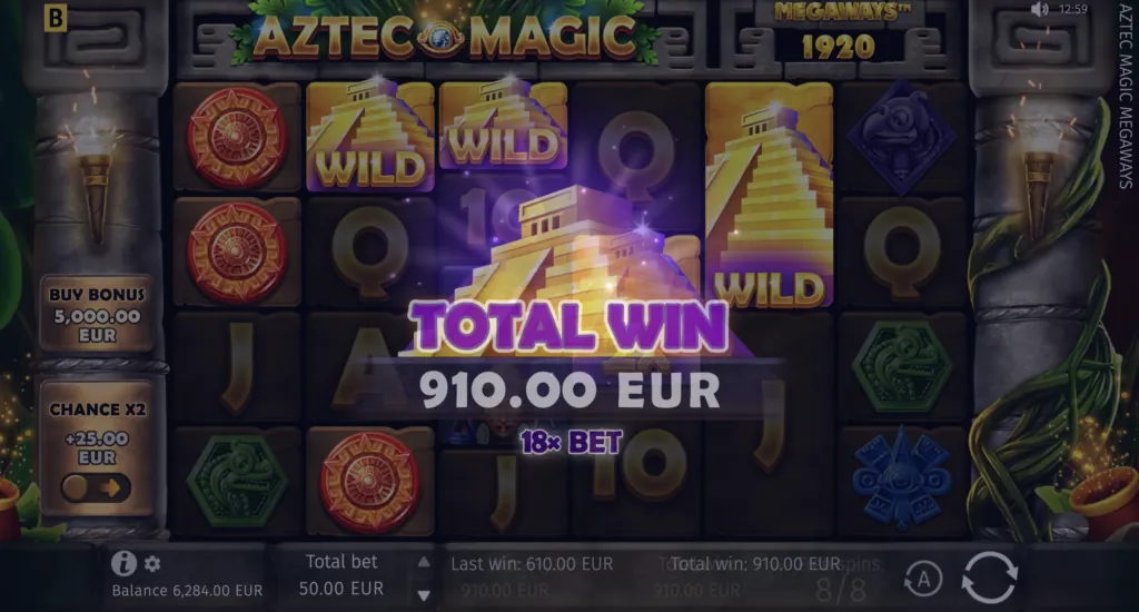 BG Aztec Magic Megaways Screenshot