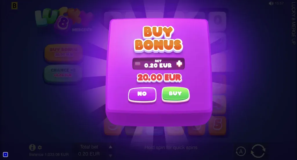 BG Lucky 8 Merge Up Screenshot