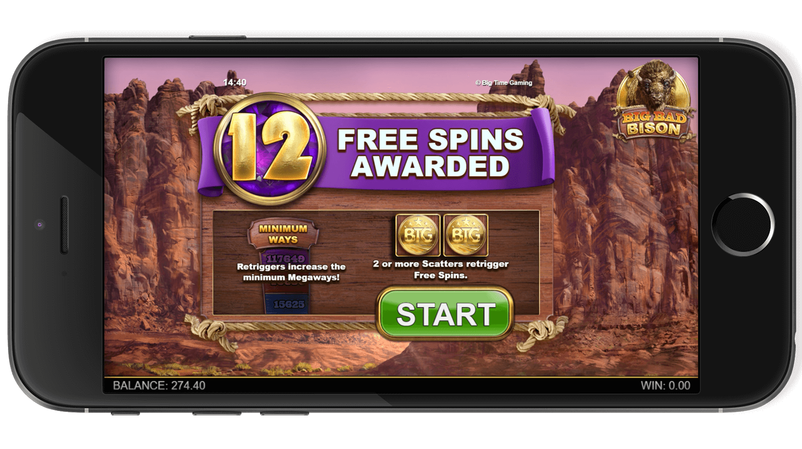 Big Bad Bison Screenshot