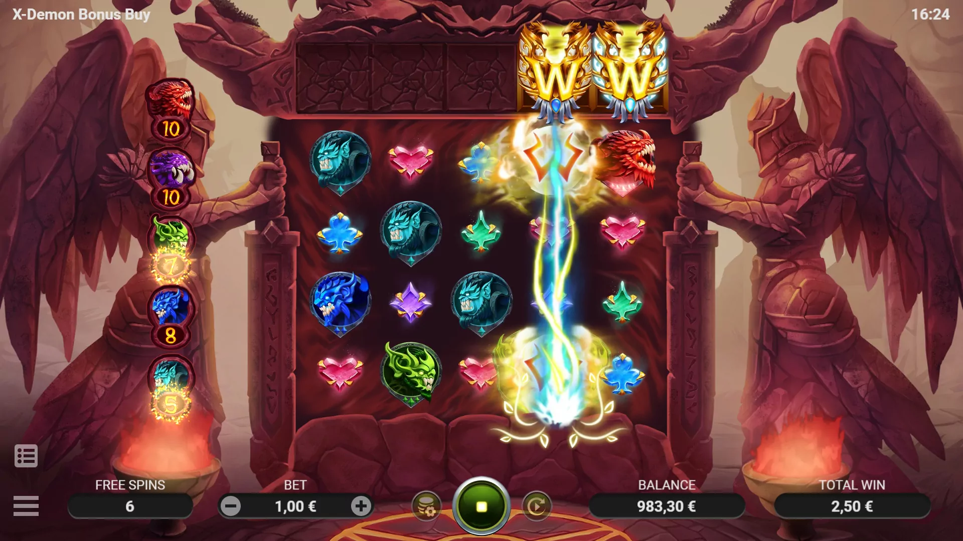 EVO X Demon Bonus Buy Screenshot