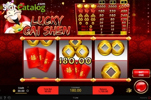 LuckyWin Cai Shen 777 Screenshot