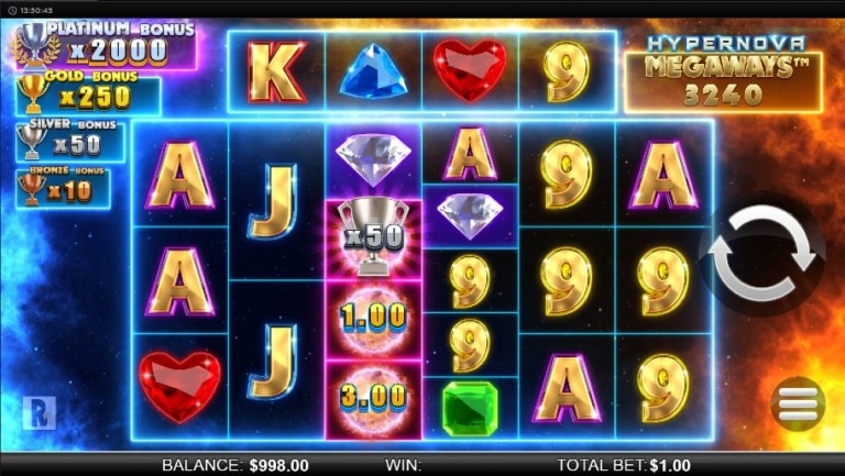 Hypernova Megaways Screenshot