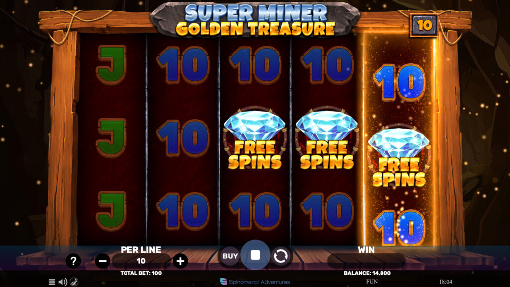 SP Super Miner Golden Treasure Screenshot